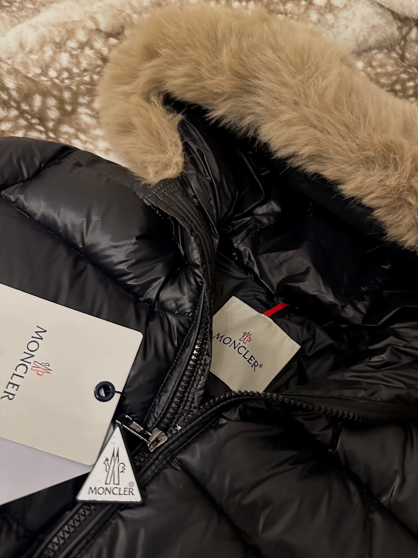 Mcler Belted Fur Coat