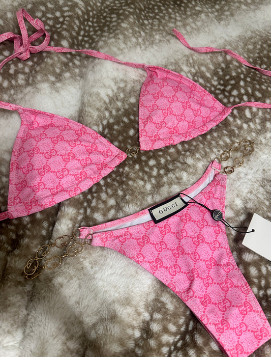 GG Monogram Chain Bikini